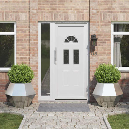vidaXL Planter 2 pcs Silver 75 x 75 x 60 cm Galvanised Steel