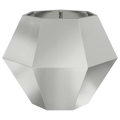 vidaXL Planter 2 pcs Silver 75 x 75 x 60 cm Galvanised Steel