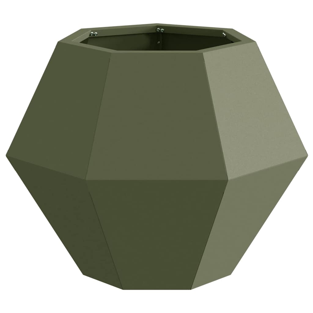 vidaXL Planter Olive Green 50 x 50 x 40 cm Steel