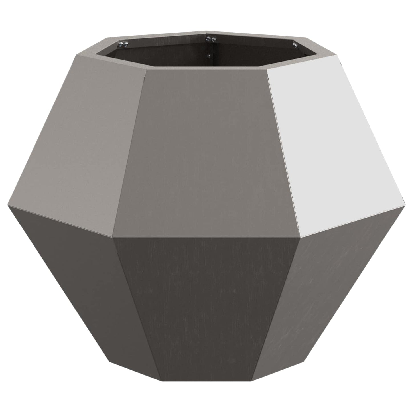 vidaXL Planter 2 pcs Rusty 50 x 50 x 40 cm Weathering Steel