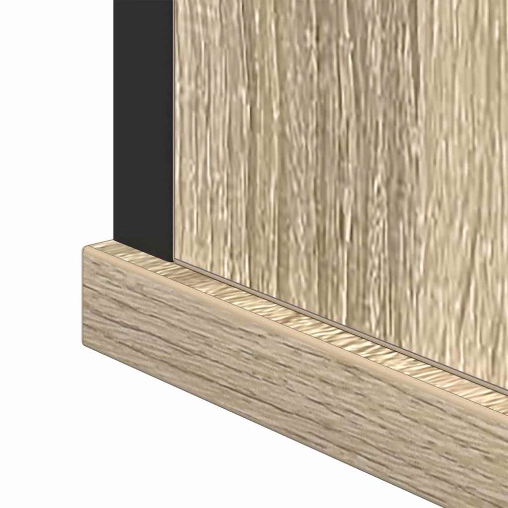 vidaXL Bathroom Furniture Set 3 pcs Sonoma Oak Engineered Wood