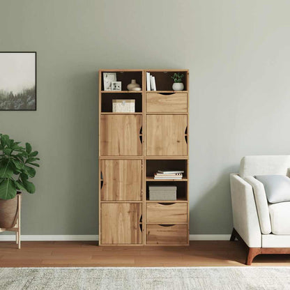 vidaXL Side Cabinets 4 pcs "ODDA" 40x24x79 cm Solid Wood Pine