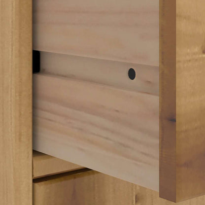 vidaXL Side Cabinets 4 pcs "ODDA" 40x24x79 cm Solid Wood Pine