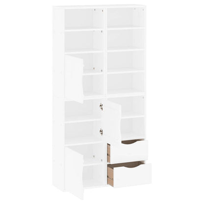 vidaXL Side Cabinets 4 pcs "ODDA" White 40x24x79 cm Solid Wood Pine