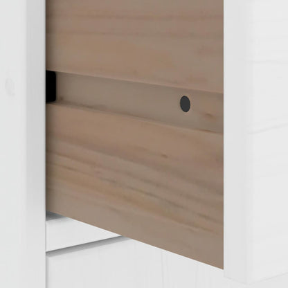 vidaXL Side Cabinets 6 pcs "ODDA" White 40x24x79 cm Solid Wood Pine