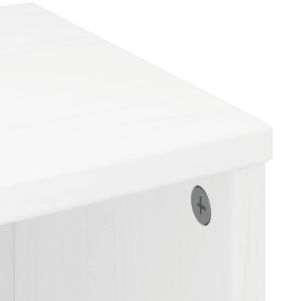 vidaXL Side Cabinets 6 pcs "ODDA" White 40x24x79 cm Solid Wood Pine