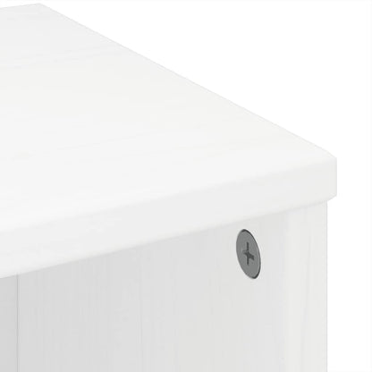 vidaXL Side Cabinets 6 pcs "ODDA" White 40x24x79 cm Solid Wood Pine