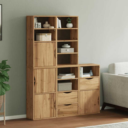 vidaXL Side Cabinets 5 pcs "ODDA" 40x24x79 cm Solid Wood Pine
