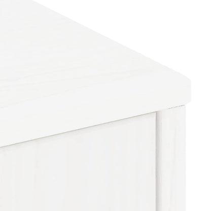 vidaXL Side Cabinets 5 pcs "ODDA" White 40x24x79 cm Solid Wood Pine