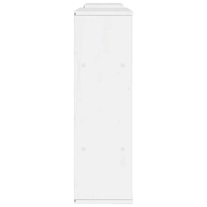 vidaXL 5 Piece TV Units with Storage ODDA White Solid Wood Pine
