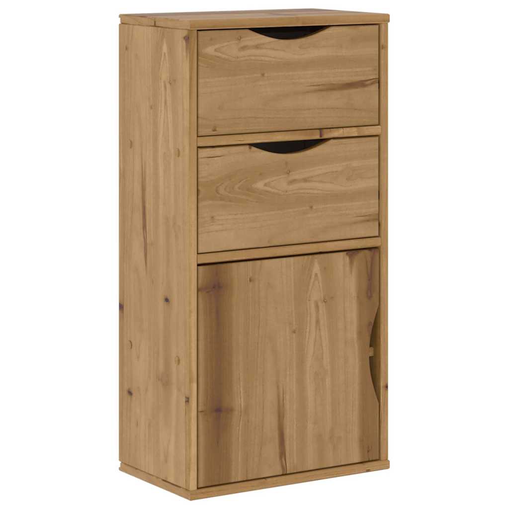 vidaXL 4 Piece TV Units with Storage ODDA Solid Wood Pine