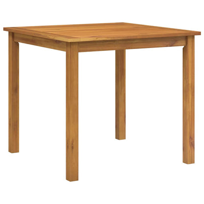 vidaXL Garden Dining Set 5 pcs Black Solid Acacia Wood