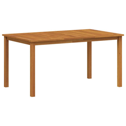 vidaXL Garden Dining Set 7 pcs Beige Solid Acacia Wood