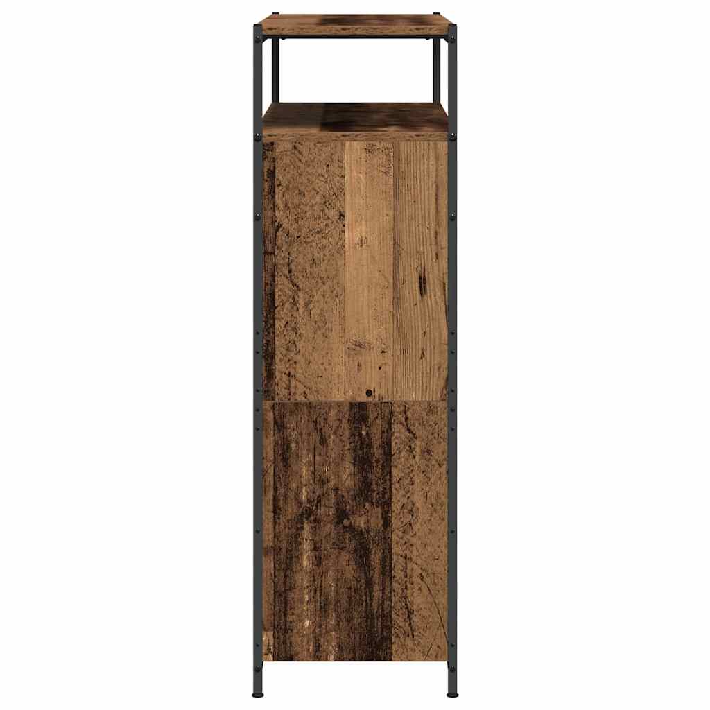 vidaXL Shoe Cabinet Old Wood 100 x 34 x 112 cm Engineered Wood