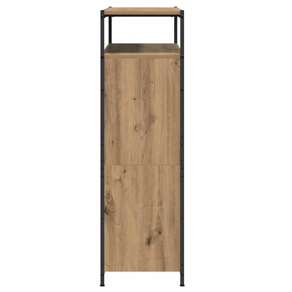 vidaXL Shoe Cabinet Artisan Oak 100 x 34 x 112 cm Engineered Wood