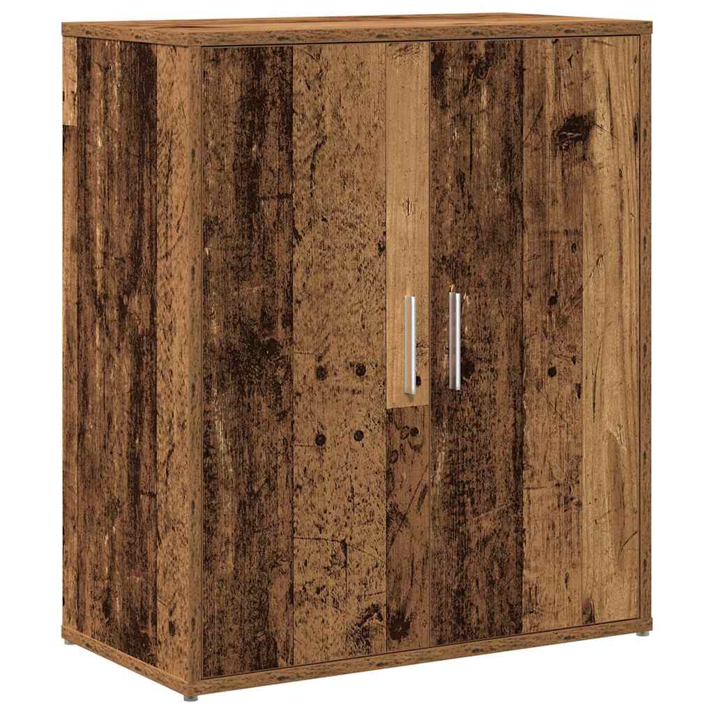 vidaXL Sideboard 2 pcs Old Wood 60 x 31 x 70 cm Engineered Wood
