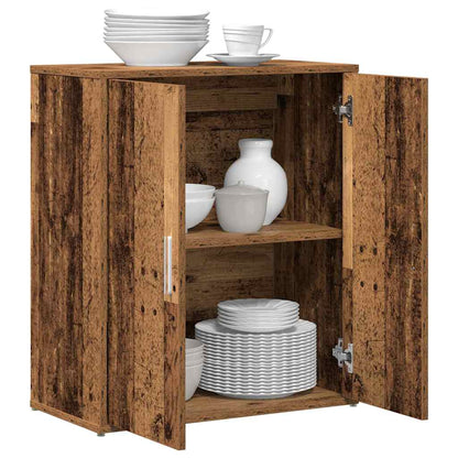 vidaXL Sideboard 2 pcs Old Wood 60 x 31 x 70 cm Engineered Wood