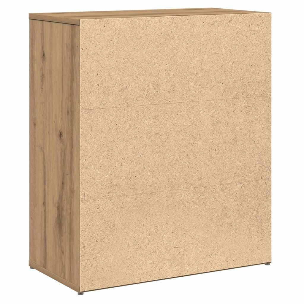 vidaXL Sideboard 2 pcs Artisan Oak 60 x 31 x 70 cm Engineered Wood