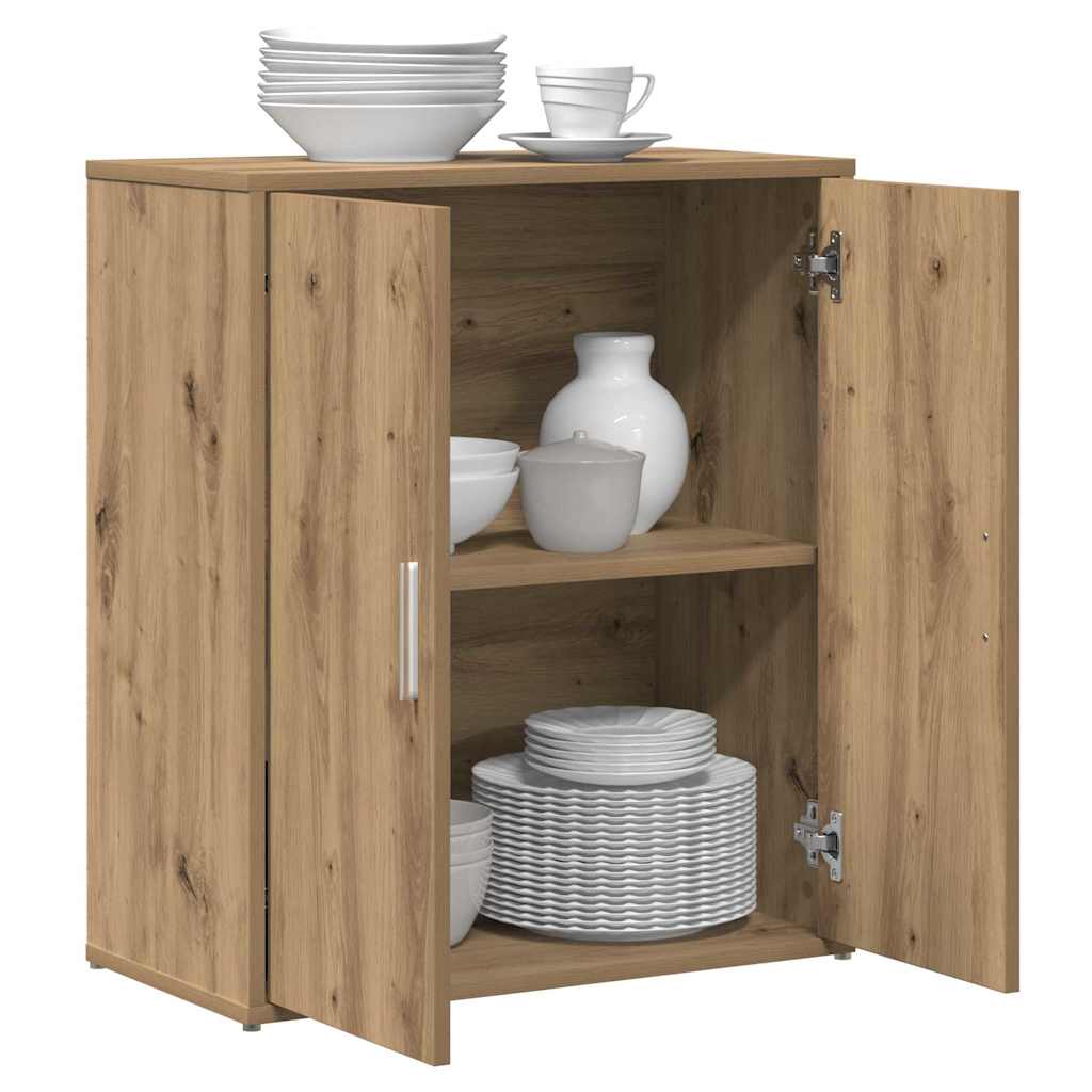 vidaXL Sideboard 2 pcs Artisan Oak 60 x 31 x 70 cm Engineered Wood