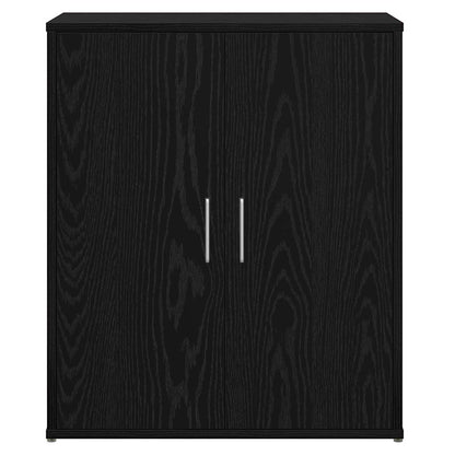 vidaXL Sideboard 2 pcs Black Oak 60 x 31 x 70 cm Engineered Wood