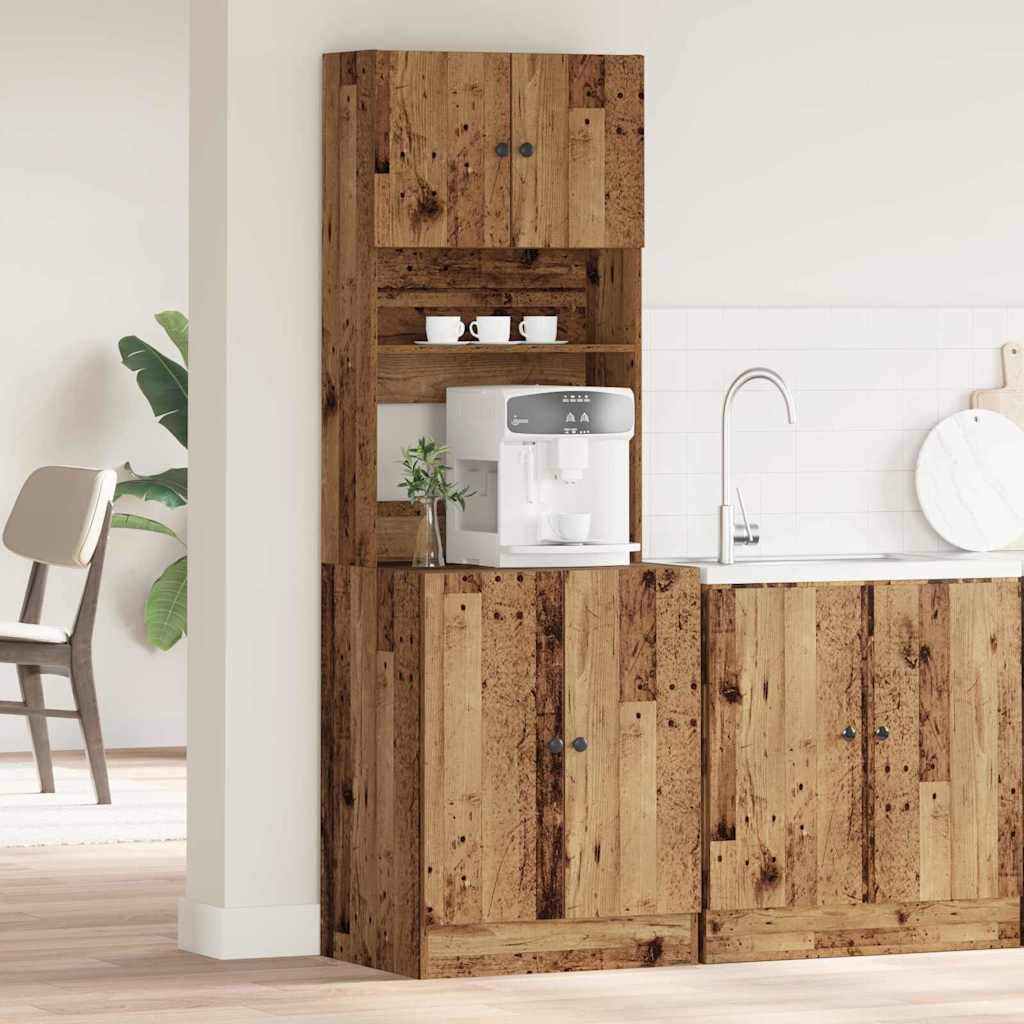 vidaXL Kitchen Sideboard Old Wood 60 x 50 x 180 cm