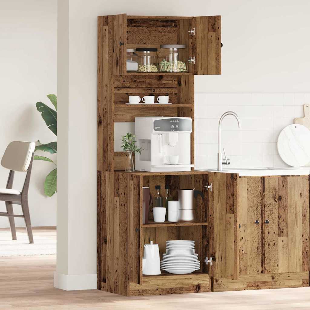 vidaXL Kitchen Sideboard Old Wood 60 x 50 x 180 cm
