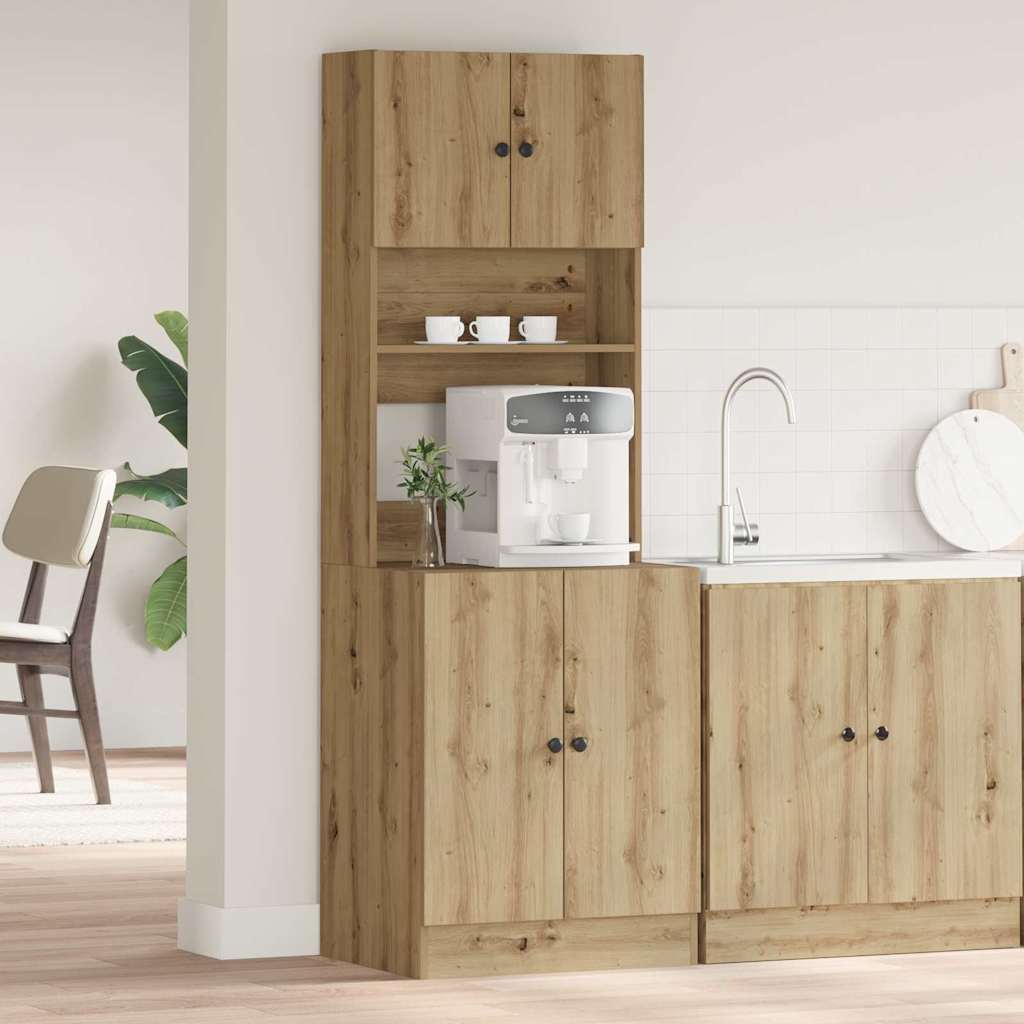vidaXL Kitchen Sideboard Artisan Oak 60 x 50 x 180 cm