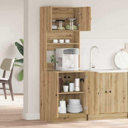 vidaXL Kitchen Sideboard Artisan Oak 60 x 50 x 180 cm