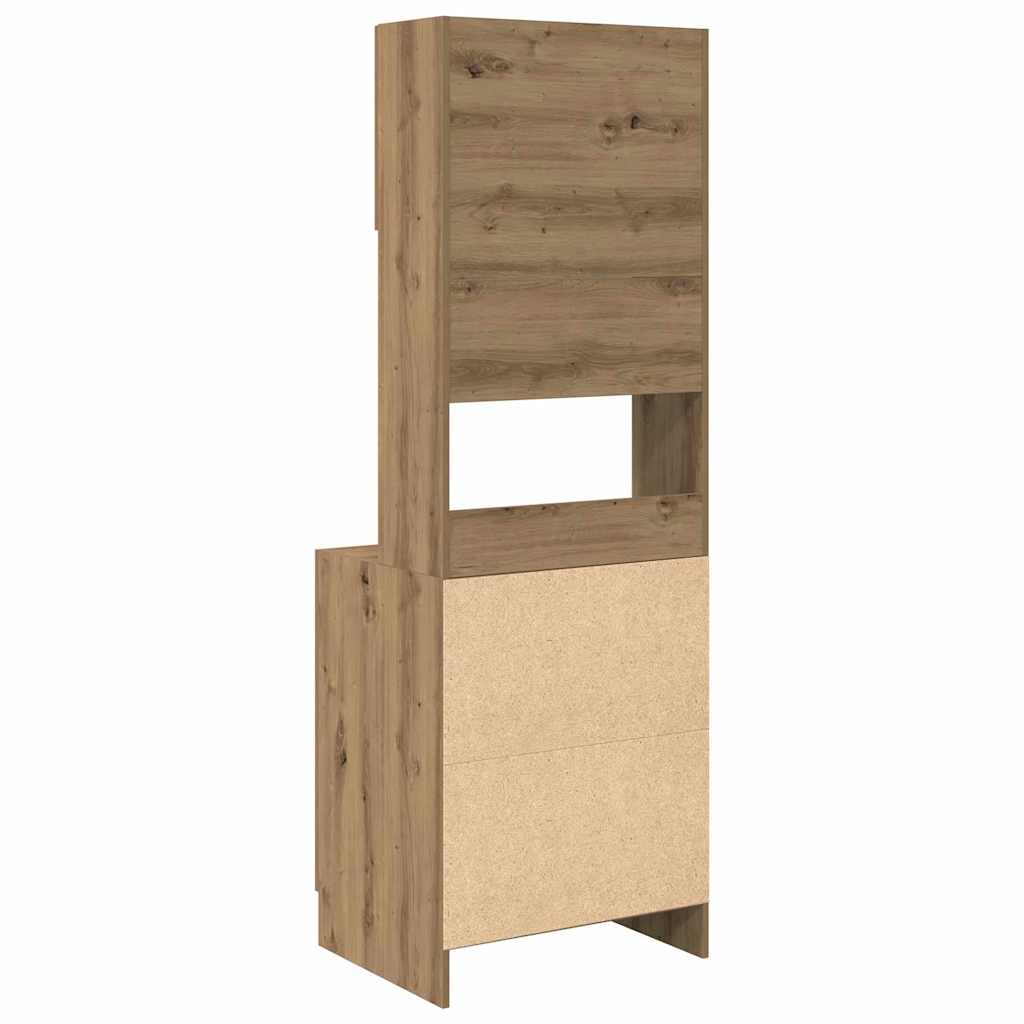 vidaXL Kitchen Sideboard Artisan Oak 60 x 50 x 180 cm