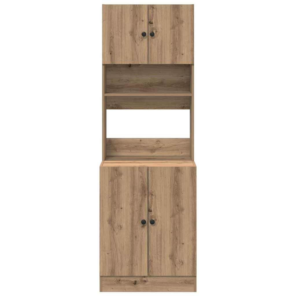 vidaXL Kitchen Sideboard Artisan Oak 60 x 50 x 180 cm