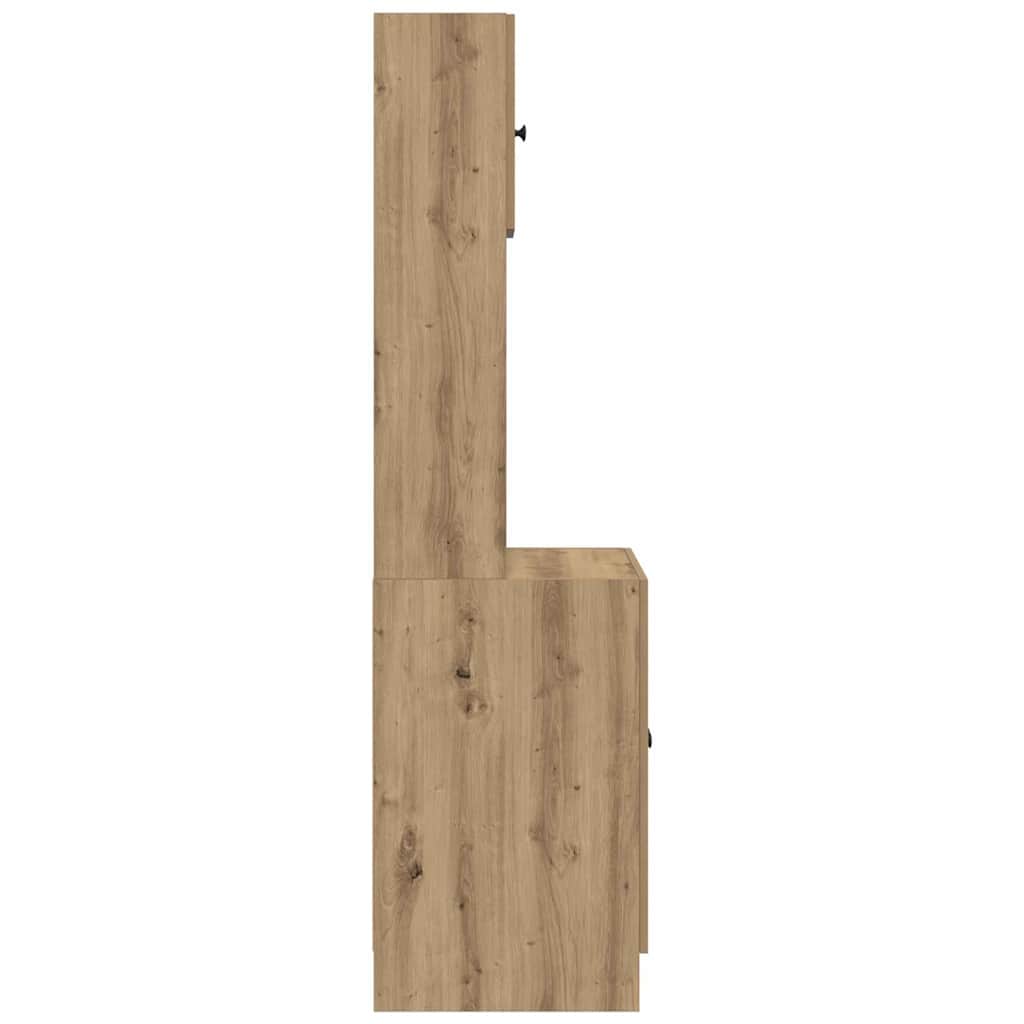 vidaXL Kitchen Sideboard Artisan Oak 60 x 50 x 180 cm