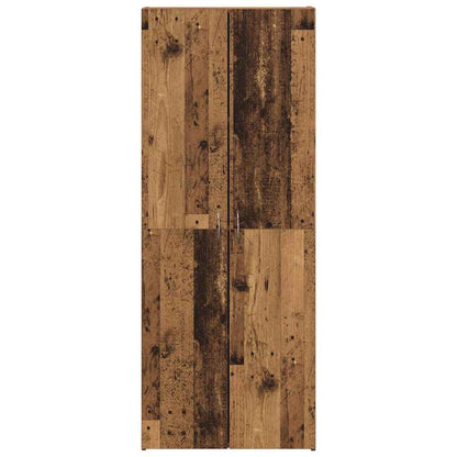 vidaXL Office Cabinet Old Wood 60 x 32 x 152.5 cm Engineered Wood