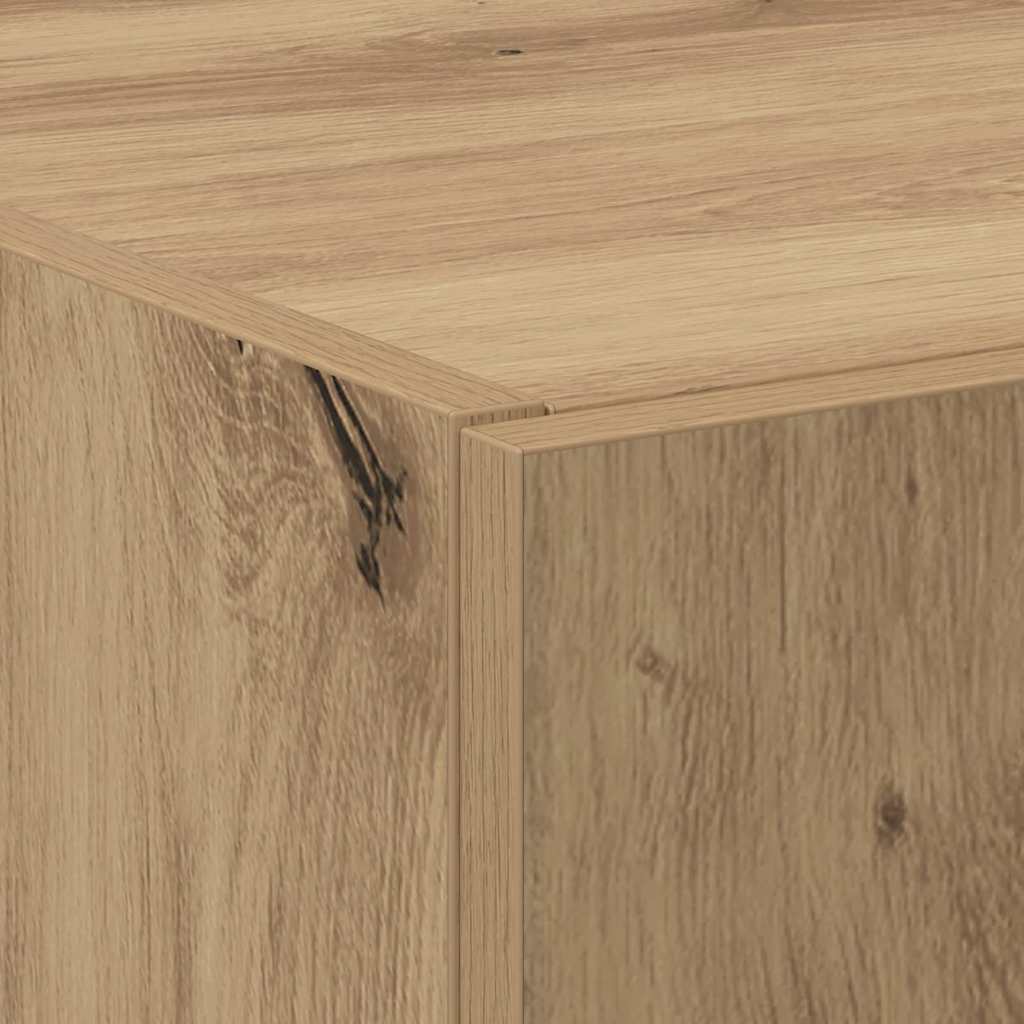 vidaXL Office Cabinet Artisan Oak 60 x 32 x 152.5 cm Engineered Wood