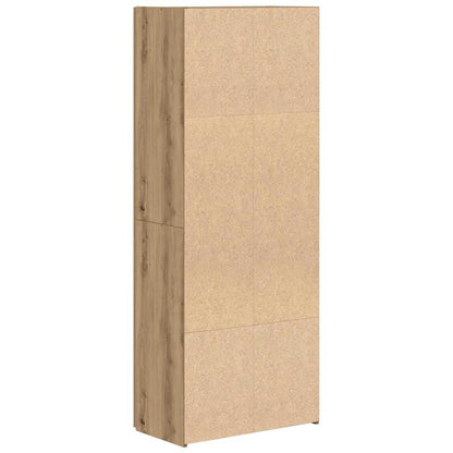 vidaXL Office Cabinet Artisan Oak 60 x 32 x 152.5 cm Engineered Wood