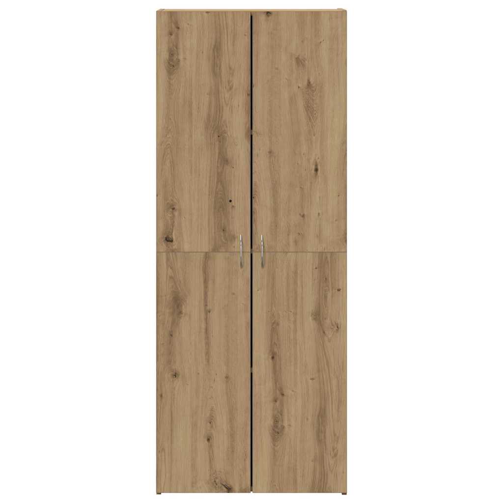 vidaXL Office Cabinet Artisan Oak 60 x 32 x 152.5 cm Engineered Wood