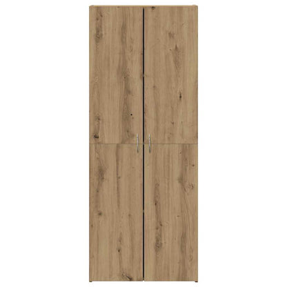 vidaXL Office Cabinet Artisan Oak 60 x 32 x 152.5 cm Engineered Wood