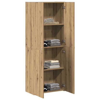 vidaXL Office Cabinet Artisan Oak 60 x 32 x 152.5 cm Engineered Wood