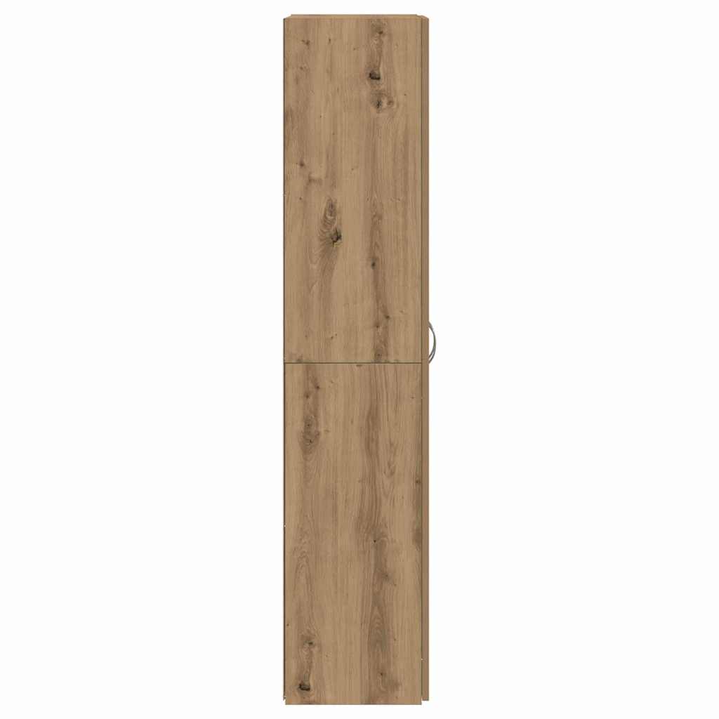 vidaXL Office Cabinet Artisan Oak 60 x 32 x 152.5 cm Engineered Wood