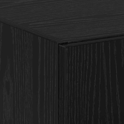 vidaXL Office Cabinet Black Oak 60 x 32 x 152.5 cm Engineered Wood