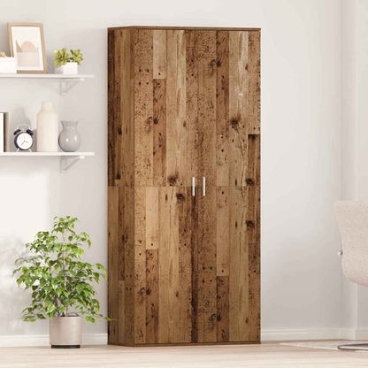 vidaXL Highboard 80 x 35 x 180 cm Engineered Wood Old Wood