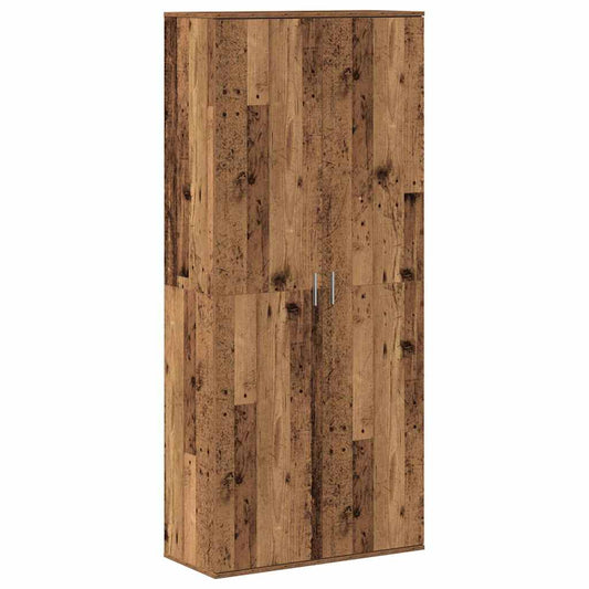 vidaXL Highboard 80 x 35 x 180 cm Engineered Wood Old Wood