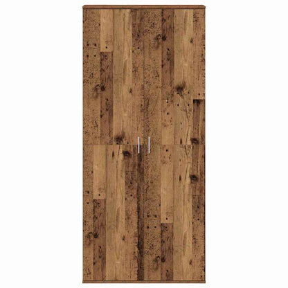 vidaXL Highboard 80 x 35 x 180 cm Engineered Wood Old Wood