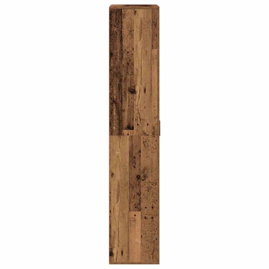vidaXL Highboard 80 x 35 x 180 cm Engineered Wood Old Wood
