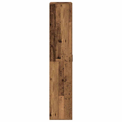 vidaXL Highboard 80 x 35 x 180 cm Engineered Wood Old Wood