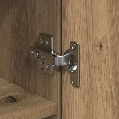 vidaXL Highboard 80 x 35 x 180 cm Engineered wood Artisan oak