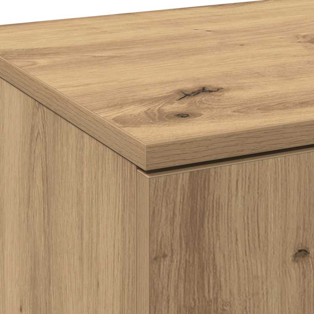 vidaXL Highboard 80 x 35 x 180 cm Engineered wood Artisan oak