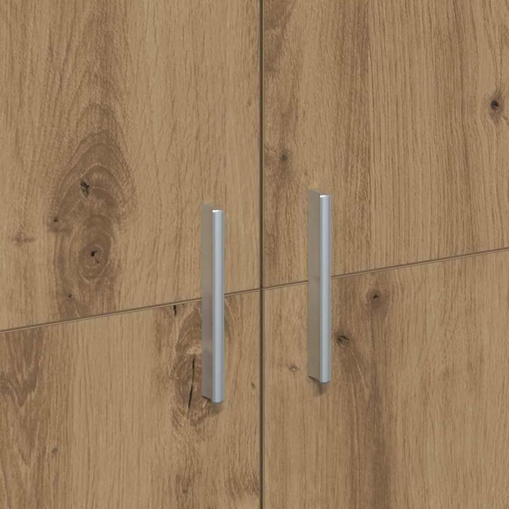 vidaXL Highboard 80 x 35 x 180 cm Engineered wood Artisan oak