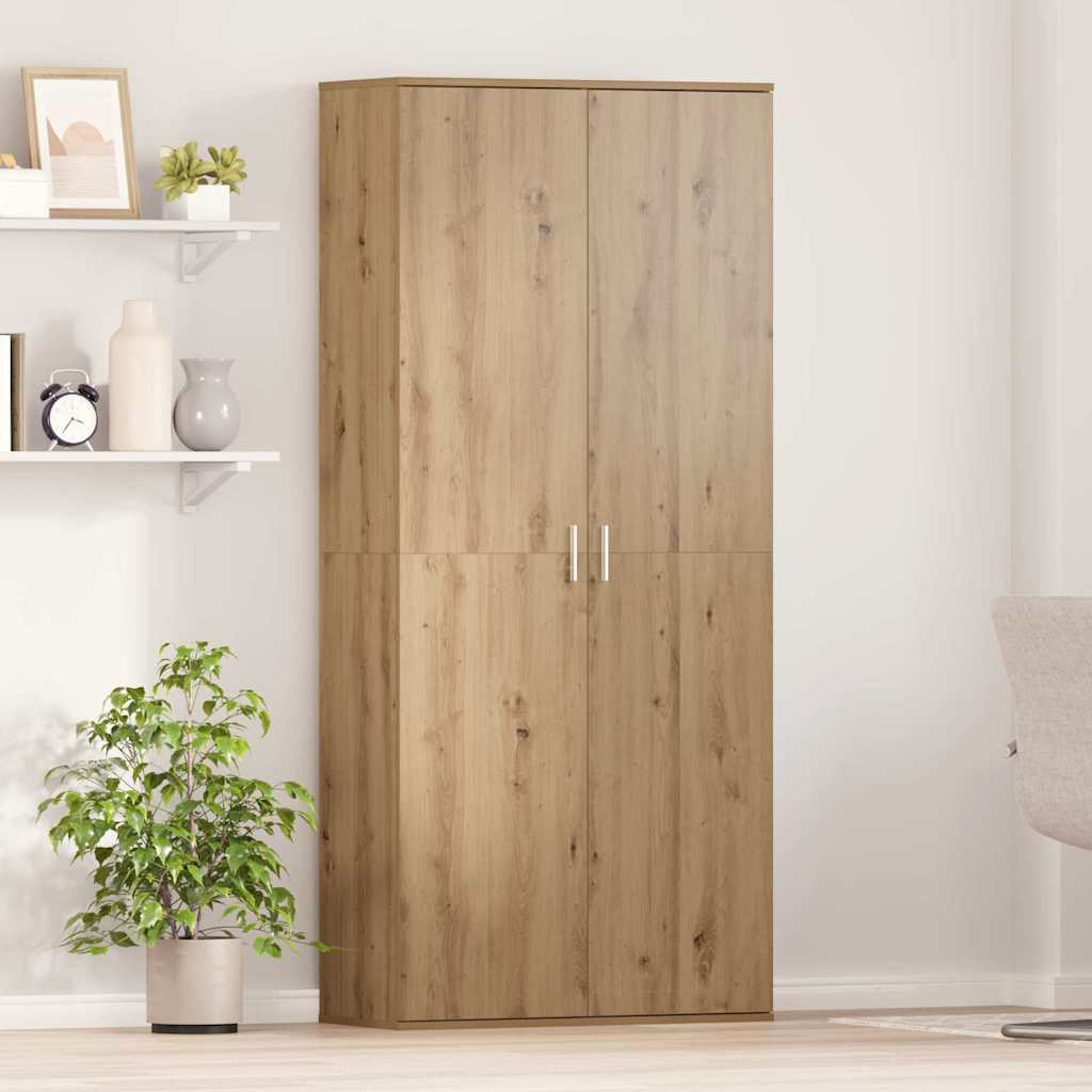 vidaXL Highboard 80 x 35 x 180 cm Engineered wood Artisan oak