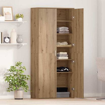 vidaXL Highboard 80 x 35 x 180 cm Engineered wood Artisan oak