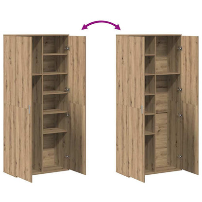 vidaXL Highboard 80 x 35 x 180 cm Engineered wood Artisan oak